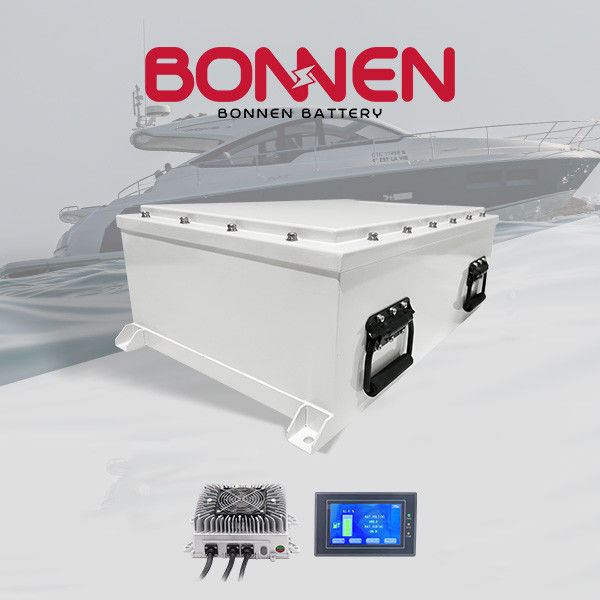 แบตเตอรี่ลิธีอุตสาหกรรมเรือ 96V 100Ah แบตเตอรี่ลิธีอุตสาหกรรมเรือ 9.6kWh LiFePo4 แบตเตอรี่แพ็คสําหรับมอเตอร์ไฟฟ้า