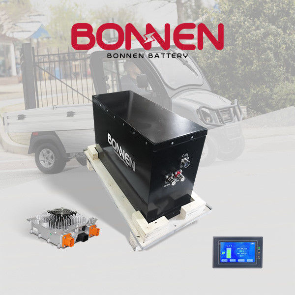 แบตเตอรี่รถยนต์ลิธีม 72V 100AH EV LiFePo4 แบตเตอรี่รถกอล์ฟลิธีมสําหรับรถไฟฟ้า LSV