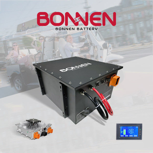 48V 180Ah EV แบตเตอรี่ลิตยูมไอออน แบตเตอรี่ลิตยูมสําหรับกอล์ฟ โทรลี่ การขนส่งเมือง