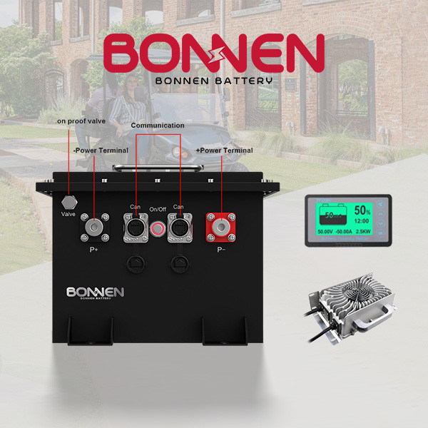 9.22kWh รถท่องเที่ยว คาร์ตกอล์ฟ แบตเตอรี่ลิธี 48V แบตเตอรี่ลิธีออนสําหรับรถขนส่ง