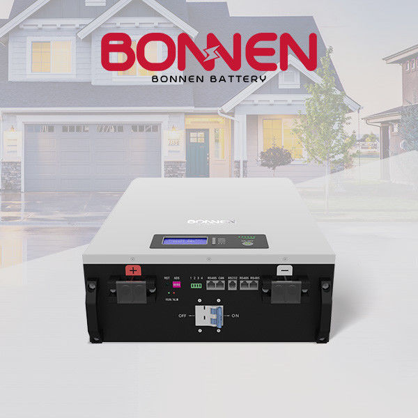 5KWH แบตเตอรี่แสงอาทิตย์สํารองสําหรับบ้าน 51.2V 100Ah แบตเตอรี่ที่บ้าน