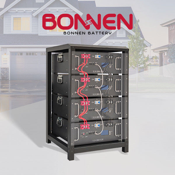 6000 Times 48V 400Ah แบตเตอรี่ลิตียม 19.2kWh แบตเตอรี่ LiFePo4 Rack สําหรับการเก็บพลังงานในบ้าน