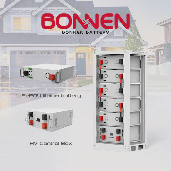 512V 100A บ้าน แบตเตอรี่พลังแสงอาทิตย์สํารอง แบตเตอรี่ลิเดียมความดันสูง สําหรับพลังงานสํารอง