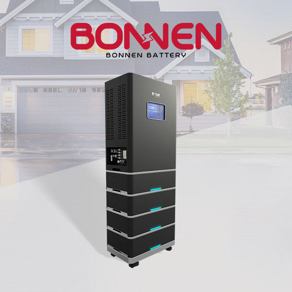 Off Grid ESS แบตเตอรี่ แสงอาทิตย์ HV Inverter ทั้งหมดในหนึ่ง แบตเตอรี่สํารองพลังงานสําหรับบ้าน