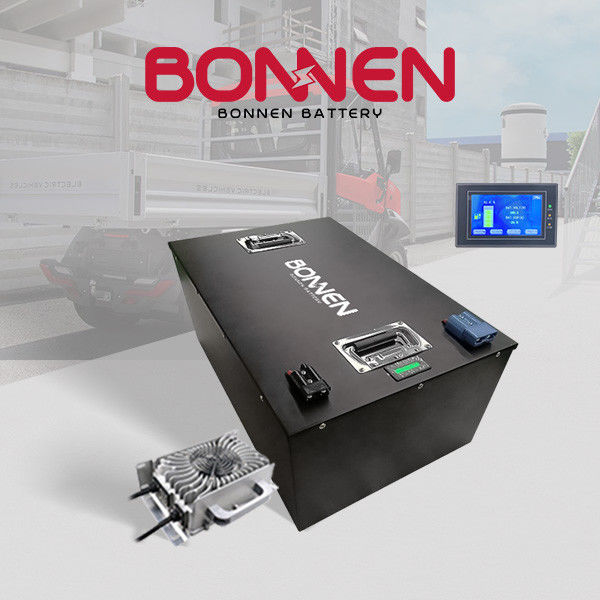 EV 9600Wh 96 Volt แบตเตอรี่แพ็ค แบตเตอรี่ลิตยูมไอออนฟอร์คลิฟท์ สําหรับเรือไฟฟ้า
