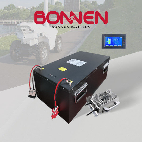 แบตเตอรี่ลิธีียม 120Ah 96v แบตเตอรี่ลิธีียมรถกอล์ฟสําหรับรถชมวิวความเร็วต่ํา