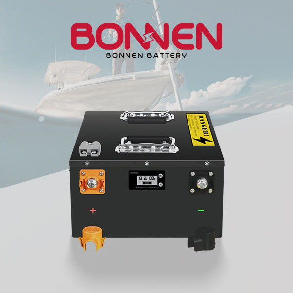 แบตเตอรี่ 12v ทรอลลิ่งมอเตอร์ แบตเตอรี่ 12v 200ah Marine Lifepo4 สําหรับมอเตอร์ทรอลลิ่ง