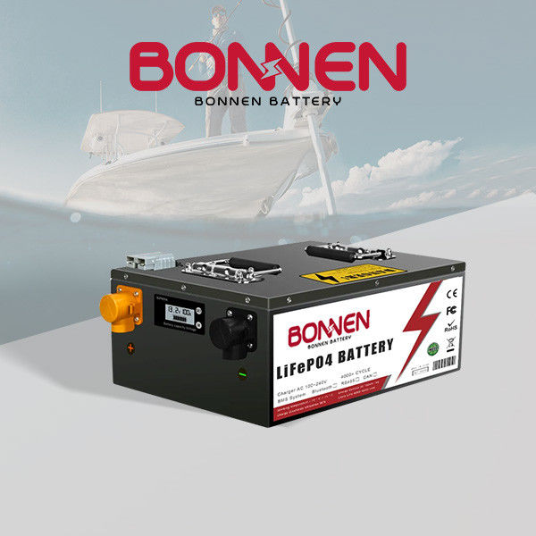 แบตเตอรี่ 12v ทรอลลิ่งมอเตอร์ แบตเตอรี่ 12v 200ah Marine Lifepo4 สําหรับมอเตอร์ทรอลลิ่ง