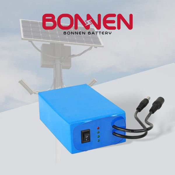 12V 50Ah แสงแสงอาทิตย์ แบตเตอรี่ลิตยูม แสงแสงอาทิตย์ไฟฟ้าถนน Li Ion แบตเตอรี่แพ็ค 640Wh