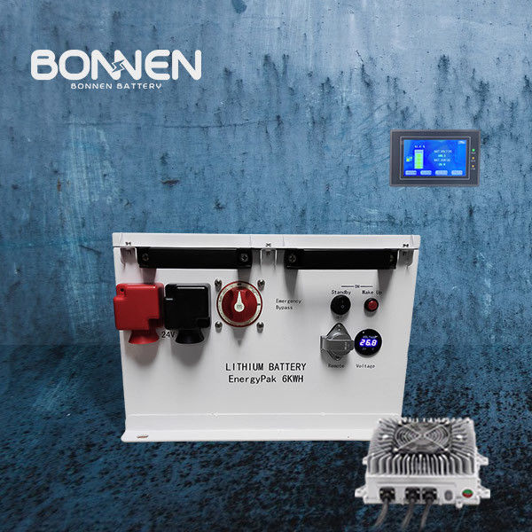 มอเตอร์ไฟฟ้าภายนอกเรือ แบตเตอรี่ลิธีอุตสาหกรรมเรือ 24V พร้อมกล่องแบตเตอรี่ AL และเซลล์ LiFePo4
